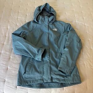 The North Face Blue Hooded Triclimate Jacket 3 in 1 M